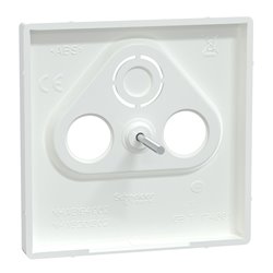 Enjoliveur pour prise télévision D-Life MTN4123-6035 blanc lotus 