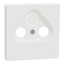 Enjoliveur pour prise télévision D-Life MTN4123-6037 blanc nordic mat 
