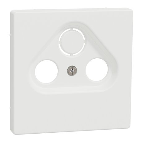 Enjoliveur pour prise télévision D-Life MTN4123-6037 blanc nordic mat 
