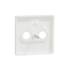 Enjoliveur pour prise télévision D-Life MTN4123-6037 blanc nordic mat 