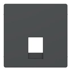Enjoliveur pour prise RJ11/RJ12 D-Life MTN4215-6034 anthracite 