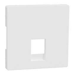 Enjoliveur pour prise RJ11/RJ12 D-Life MTN4215-6037 blanc nordic mat 