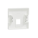 Enjoliveur pour prise RJ11/RJ12 D-Life MTN4215-6037 blanc nordic mat 