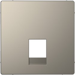 Enjoliveur pour prise RJ11/RJ12 D-Life MTN4215-6050 nickel 