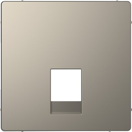 Enjoliveur pour prise RJ11/RJ12 D-Life MTN4215-6050 nickel 