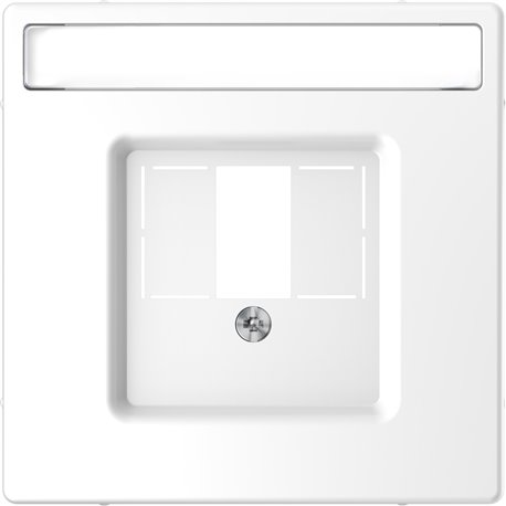 Enjoliveur pour prise connectée multimédia porte-étiquette D-Life MTN4250-6035 blanc lotus