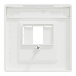 Enjoliveur pour prise connectée multimédia porte-étiquette D-Life MTN4250-6037 blanc nordic mat