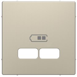 Enjoliveur pour prise USB D-Life MTN4367-6033 blanc sable 