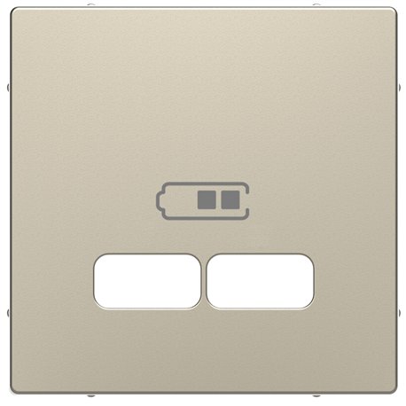 Enjoliveur pour prise USB D-Life MTN4367-6033 blanc sable 