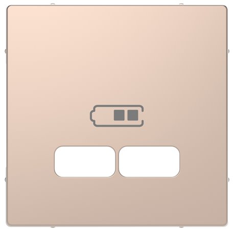 Enjoliveur pour prise USB D-Life MTN4367-6051 champagne 