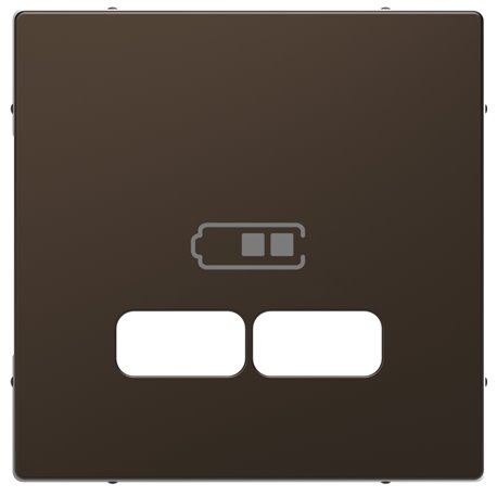 Enjoliveur pour prise USB D-Life MTN4367-6052 mocca 