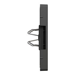 Enjoliveur pour prise double RJ45 Actassi S-One D-Life MTN4572-6034 anthracite 