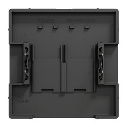Enjoliveur pour prise double RJ45 Actassi S-One D-Life MTN4572-6034 anthracite 