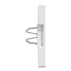 Enjoliveur pour prise double RJ45 Actassi S-One D-Life MTN4572-6035 blanc lotus 