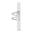 Enjoliveur pour prise double RJ45 Actassi S-One D-Life MTN4572-6035 blanc lotus 