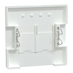 Enjoliveur pour prise double RJ45 Actassi S-One D-Life MTN4572-6035 blanc lotus 