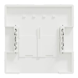 Enjoliveur pour prise double RJ45 Actassi S-One D-Life MTN4572-6037 blanc nordic mat 