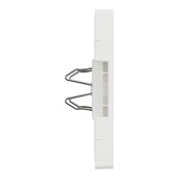 Enjoliveur pour prise double RJ45 Actassi S-One D-Life MTN4572-6037 blanc nordic mat 
