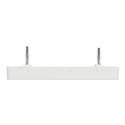 Enjoliveur prise double RJ45 S-One porte-étiquette D-Life MTN4574-6037 blanc nordic mat porte-étiquette