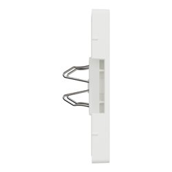 Enjoliveur prise double RJ45 S-One porte-étiquette D-Life MTN4574-6037 blanc nordic mat porte-étiquette