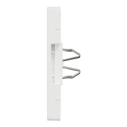 Enjoliveur prise double RJ45 S-One porte-étiquette D-Life MTN4574-6037 blanc nordic mat porte-étiquette