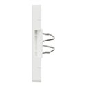 Enjoliveur prise double RJ45 S-One porte-étiquette D-Life MTN4574-6037 blanc nordic mat porte-étiquette