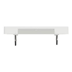 Enjoliveur prise double RJ45 S-One porte-étiquette D-Life MTN4574-6037 blanc nordic mat porte-étiquette