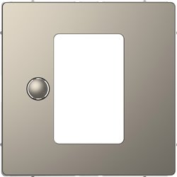 Enjoliveur pour thermostat programmable écran tactile D-Life MTN5775-6050 nickel 