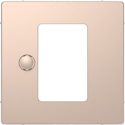 Enjoliveur pour thermostat programmable écran tactile D-Life MTN5775-6051 champagne 