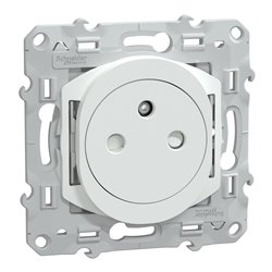 Lot de 108 prises 2P+T affleurantes 16A Ovalis S320052P Blanc 