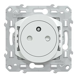 Lot de 108 prises 2P+T affleurantes 16A Ovalis S320052P Blanc 