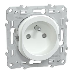 Lot de 108 prises 2P+T à puits 16A Ovalis S320059P Blanc 