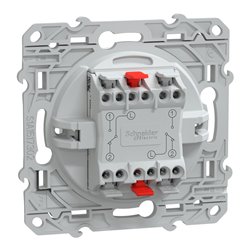 Lot de 108 double va et vient 10AX Ovalis S320214P Blanc 