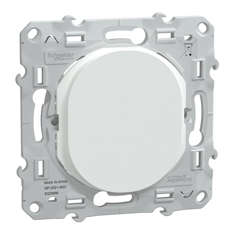 Obturateur à vis Ovalis C séries S320666 blanc mat 