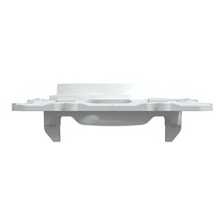 Obturateur à vis Ovalis C séries S320666 blanc mat 