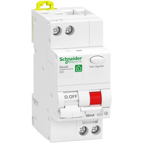 Disjoncteur différentiel Resi9 R9PDCF20 1P+N 25 A Type Fsi