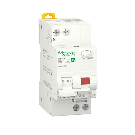 Disjoncteur différentiel Resi9 R9PDCF10 1P+N 16 A Type Fsi Disjoncteur différentiel Resi9 R9PDCF10 1P+N 16 A Type Fsi