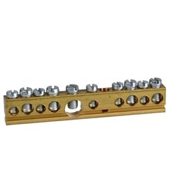 Barrette de terre 14964 10 trous 125 A