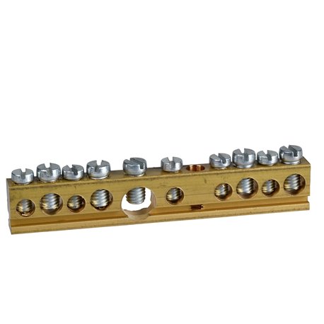 Barrette de terre 14964 10 trous 125 A