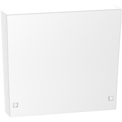 Embout De Goulotte Resi9 Schneider Electric - 18 Modules, Blanc RAL 9003 - Pour Tableau électrique