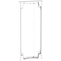 Réhausseur Resi9 R9H10761 pour coffret électrique 4 rangées de 13 modules 35 mm