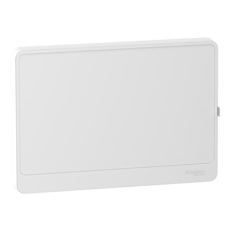 Porte Resi9 R9H18421 pour coffret électrique 1 rangée de 18 modules blanc Porte Resi9 R9H18421 pour coffret électrique 1 rangée de 18 modules blanc