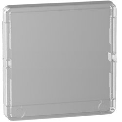 Porte Resi9 R9H13425 pour coffret électrique 1 rangée de 13 modules transparente