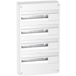 Coffret électrique Rési9 R9H18404 4 rangées de 18 modules 90 A