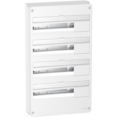 Coffret électrique Rési9 R9H18404 4 rangées de 18 modules 90 A