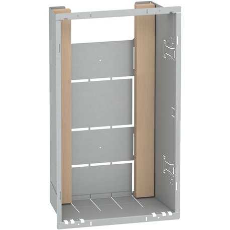 Bac d'encastrement Resi9 R9H13281 pour coffret électrique 1x13 modules 477 mm