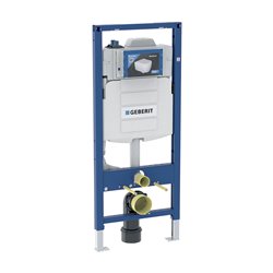 Bâti-support Duofix WC 120 cm avec réservoir à encastrer 2 alimentations d'eau HS30