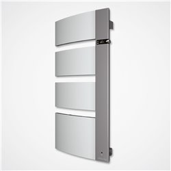 Sèche serviette électrique Sensium 750+1000 Watts, Mât à droite Blanc