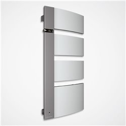 Sèche serviette électrique Sensium 750+1000 Watts, Mât à gauche Blanc