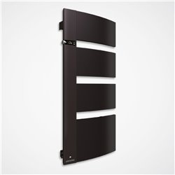Sèche serviette électrique Sensium 750+1000 Watts, Mât à gauche Noir